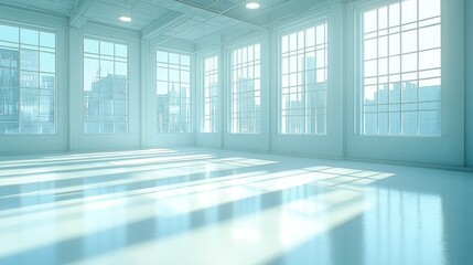 Modern, bright, spacious loft with city views