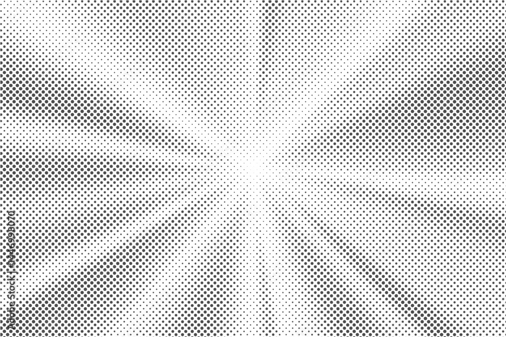 Aufkleber sun rays halftone background. white and grey radial abstract comic pattern. vector explosion abstrac