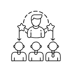 add participant icon, add participant line art - simple line art of add participant, perfect for add participant logos and icons