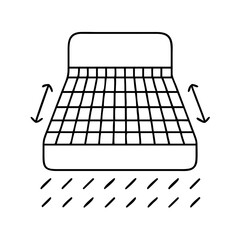 air filter icon, air filter line art - simple line art of air filter, perfect for air filter logos and icons