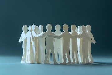 United People Circle Teamwork Support Success