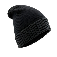 Bage beanie winter hat mockup, Cutout.
