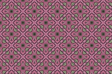 Oriental pattern for textiles, wallpaper, for use in graphics .