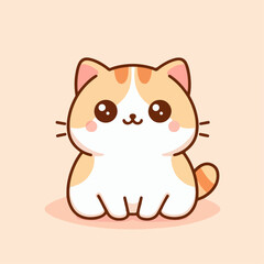 cute cartoon cats illustration