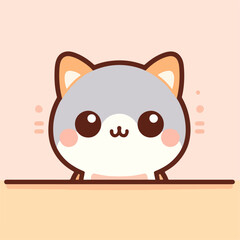 cute cartoon cats illustration