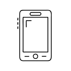 mobile phone generic icon, mobile phone generic line art - simple line art of mobile phone generic, perfect for mobile phone generic logos and icons