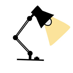 illustration vector spotlight lighting study table