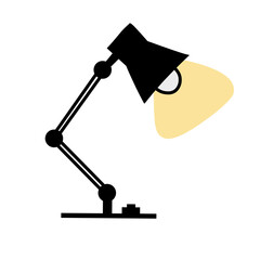 illustration vector spotlight lighting study table