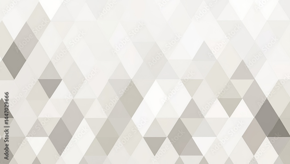 Poster abstract grayscale triangular mosaic pattern