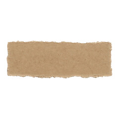 Horizontal strip of earthy brown paper featuring organic hand torn edges and a naturally visible fibrous texture.