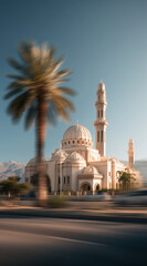 Obraz premium Artistic Mosque Designs in Futuristic and Traditional Styles