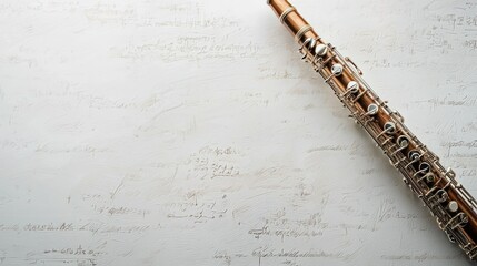 Obraz premium Flute isolated on white background