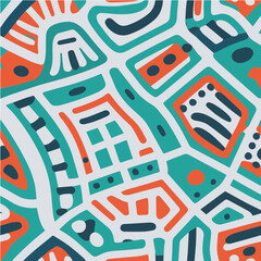 seamless pattern with colorful arrows