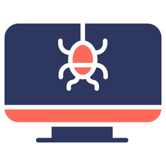 Bug mixed color icon