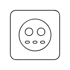radio button icon, radio button line art - simple line art of radio button, perfect for radio button logos and icons
