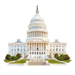 Obraz premium Capitol Building Architectural Icon