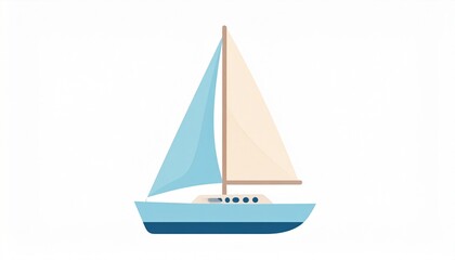 Fototapeta premium sailing boat on the sea