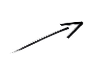 Hand Drawn Right Arrow Illustration Graphic Illustration Transparent Background