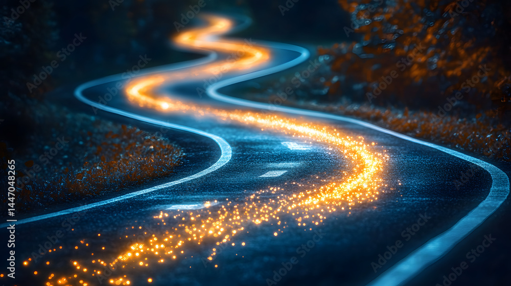 Poster digital transformation strategies: modernizing business processes, digital transformation strategies