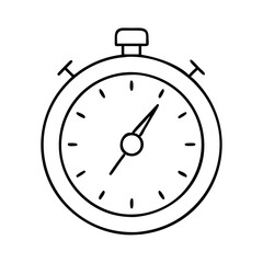 timer icon, timer line art - simple line art of timer, perfect for timer logos and icons