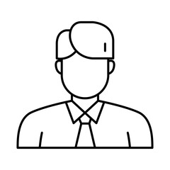 Business Line Icon. Strategy, Success Editable Stroke Vector Illustration