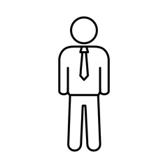 Business Line Icon. Strategy, Success Editable Stroke Vector Illustration