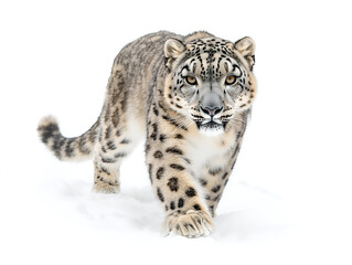A spotted wild cat, either a leopard (Panthera pardus) or a jaguar (Panthera onca), showcases its feline portrait