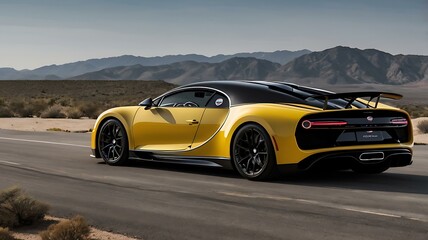 Fototapeta premium The Alpine A523, a blend of striking blue and pink liveries with cutting-edge engineering for speed and agility on the track. 