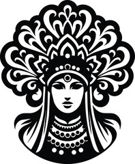 Stylized Figure Kokoshnik