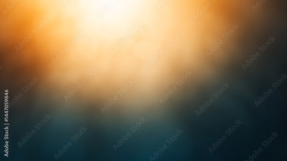 Aufkleber a close-up view reveals a gradient background shifting from deep teal to warm beige, enhanced by gra