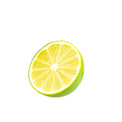 lemon and lime with transparent background PNG and JPEG image	