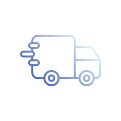 Free Delivery icon vector stock illustration