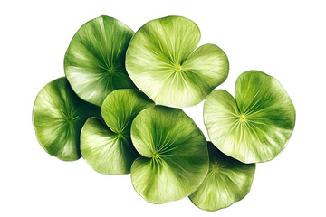 Illustration of Green Leaves Isolated Background