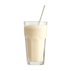 Milkshake Vanilla drink only glass png