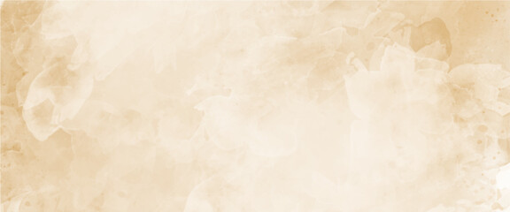 Vector watercolor light brown abstract background