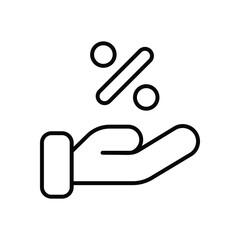 Obraz premium Discount icon vector stock illustration