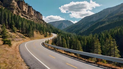 Fototapeta premium road in the mountains