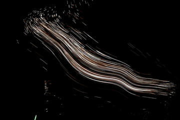 Fireworks, and light in the darkness, the abstract background
