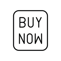 Buy Now icon vector stock illustration