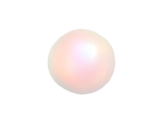 Fototapeta premium Isolated 3D Light Pink Sphere Illustration