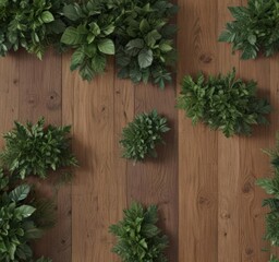 Earthy color palette mood board, featuring fresh greenery & wood textures ,  green,  organic
