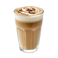 Mocha drink only glass png