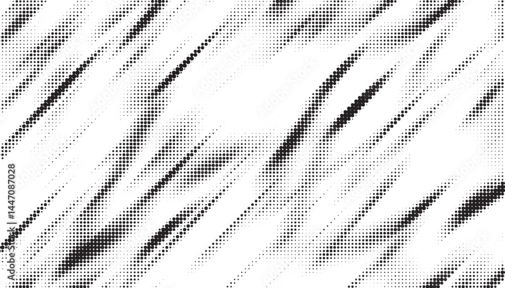 Aufkleber Subtle halftone vector texture overlay. Monochrome abstract splattered background.