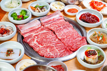 Beef ribs sold in Korea are delicious