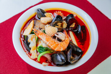 Jjamppong sold in Korea is delicious