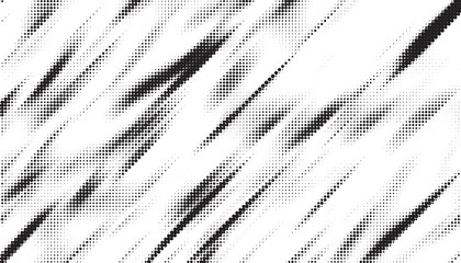 Abstract grunge halftone background. Retro comic grain pixel texture. Dots cartoon wallpaper. Pop art fading wavy gradient pattern. Vector vanishing gritty backdrop.