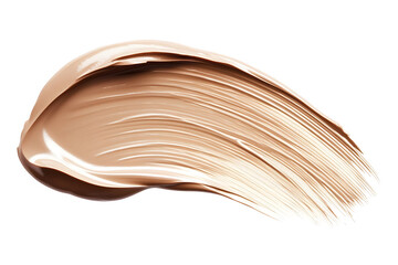 Isolated Light Beige Foundation Swatch Illustration with Transparent Background