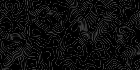 Topographic map background concept. Topo contour map. Rendering abstract illustration. Vector abstract illustration. Geography concept. paper texture design. Limited of a geographical map