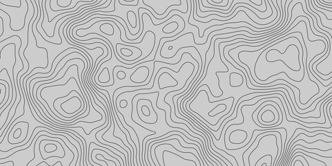 Topographic map background concept. Topo contour map. Rendering abstract illustration. Vector abstract illustration. Geography concept. paper texture design. Limited of a geographical map