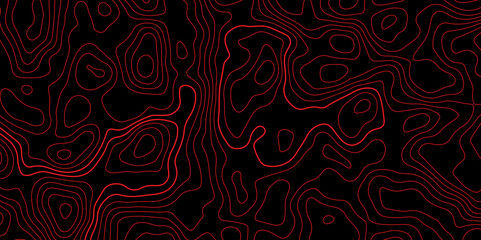 Topographic map background concept. Topo contour map. Rendering abstract illustration. Vector abstract illustration. Geography concept. paper texture design. Limited of a geographical map